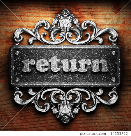return word of iron on wooden background return word of iron on wooden background 14555722