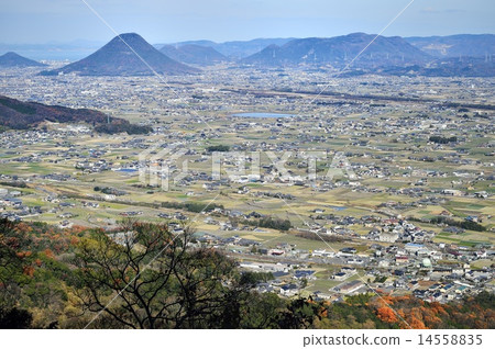 贊岐平原Kanora宮殿Okunoin視圖 14558835