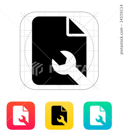 Repair File icon. - Stock Illustration [14559114] - PIXTA