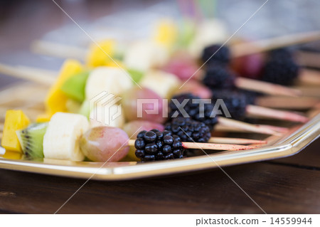 Fruits on a toothpick Fruits on a toothpick 14559944