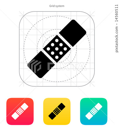 Medical plaster icon. Vector illustration. 14560511
