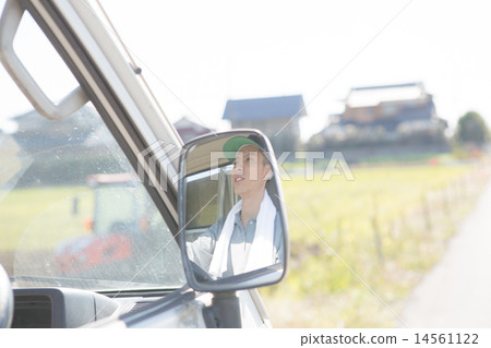 side mirror, wing mirror, lightweight truck 14561122