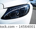 Front view modern tecnology car head light 14564001