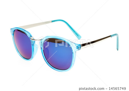blue sunglasses isolated on white background blue sunglasses isolated on white background 14565749