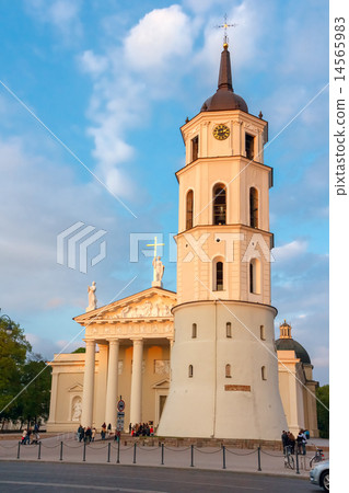 Cathedral Square in Vilnius, Lithuania. Cathedral Square in Vilnius, Lithuania. 14565983
