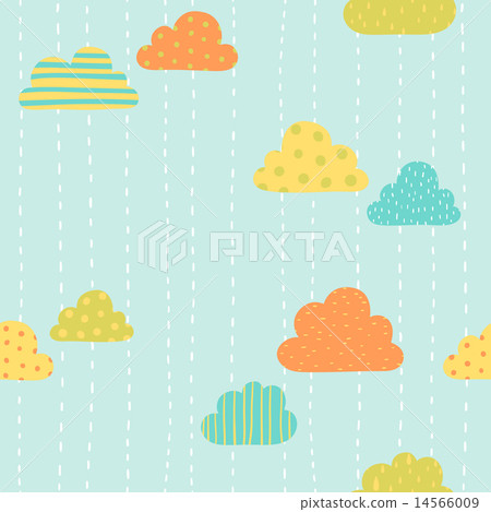Funny clouds pattern.  14566009