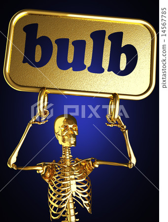 bulb word and golden skeleton bulb word and golden skeleton 14567785