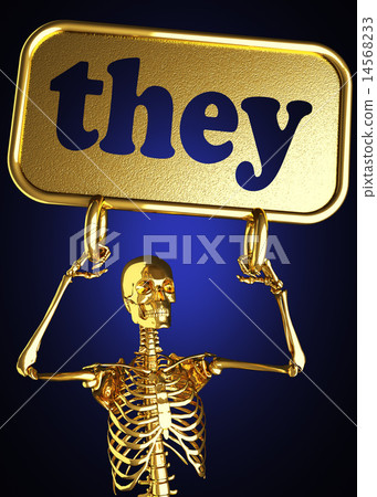 they word and golden skeleton 14568233