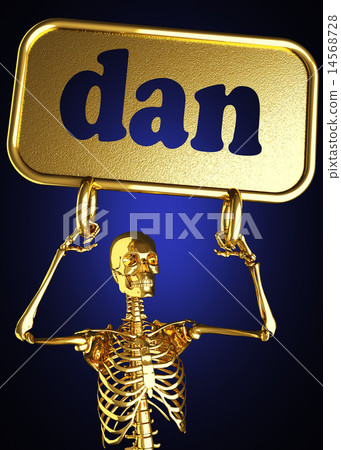 dan word and golden skeleton dan word and golden skeleton 14568728
