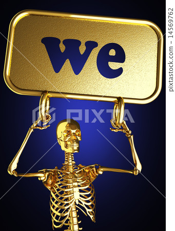 we word and golden skeleton we word and golden skeleton 14569762