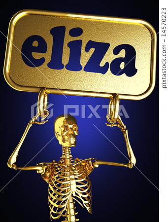 eliza word and golden skeleton eliza word and golden skeleton 14570223