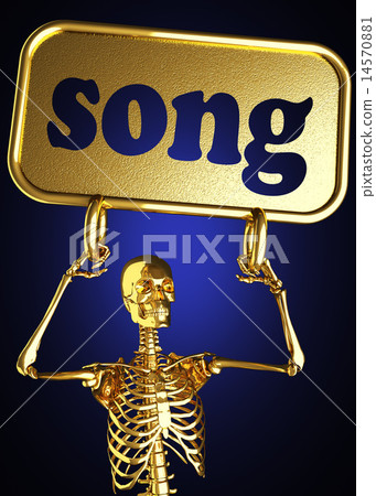 song word and golden skeleton song word and golden skeleton 14570881