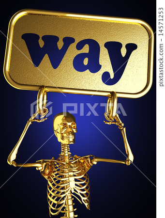 way word and golden skeleton way word and golden skeleton 14571253