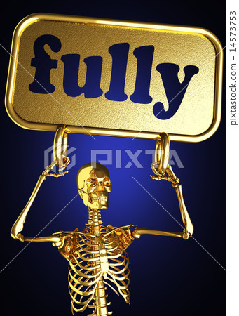 fully word and golden skeleton fully word and golden skeleton 14573753