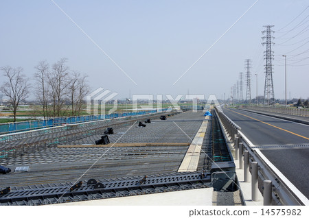 Bridge widening work Isesaki-shi a 14575982