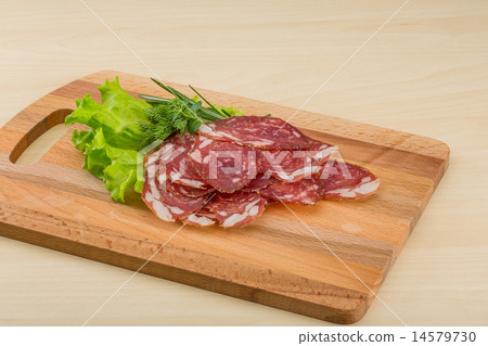 Sliced salami Sliced salami 14579730
