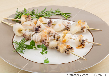 Grilled cuttlefish 14579791