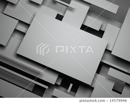 3d plane. abstract render 14579946