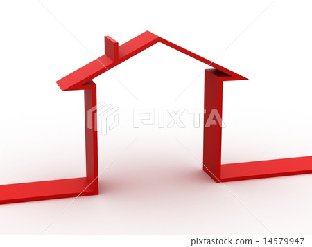 3d house shape 14579947