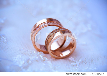 two beautiful golden rings 14580514