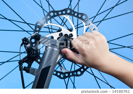 repairing bike 14580761