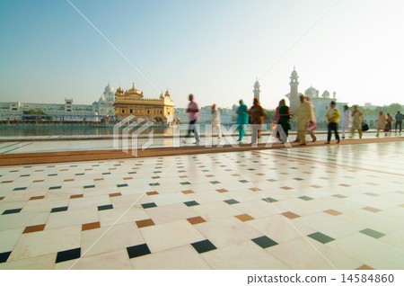 Prayers walking by Golden Temple Prayers walking by Golden Temple 14584860