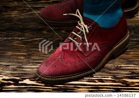 Marsala suede brogues 14586137