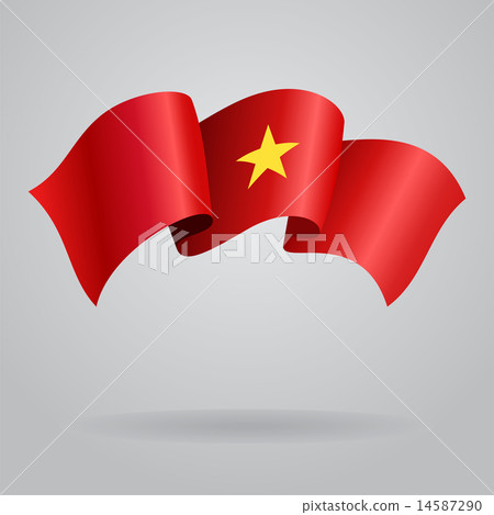 Vietnamese waving Flag. Vector illustration Vietnamese waving Flag. Vector illustration 14587290