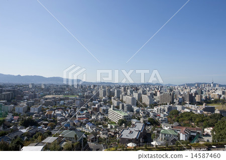Scenery of Fukuoka city 14587460