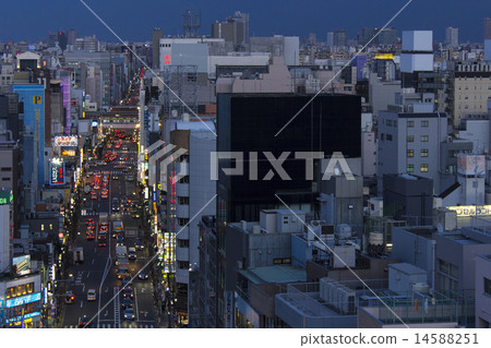Evening view of Tokyo Yushima 14588251