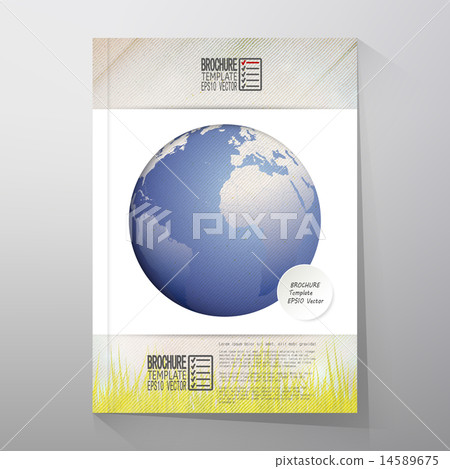 World globe. Brochure, flyer or report for business, template vector World globe. Brochure, flyer or report for business, template vector 14589675