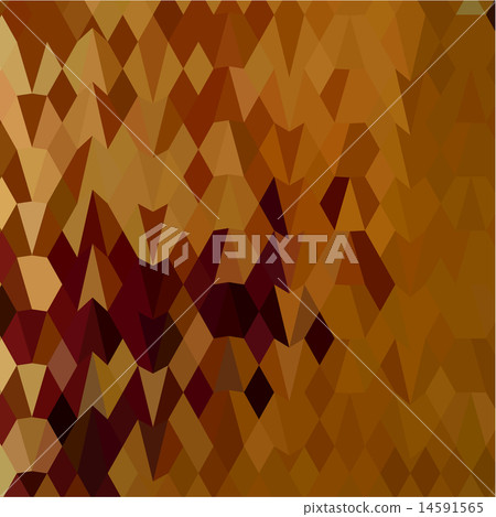 Autumn Leaves Abstract Low Polygon Background 14591565
