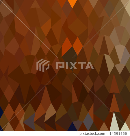 Brown Forest Abstract Low Polygon Background 14591566