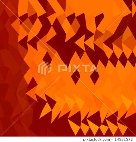 Red Lava Abstract Low Polygon Background 14591572