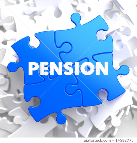 Pension on Blue Puzzle. 14592773