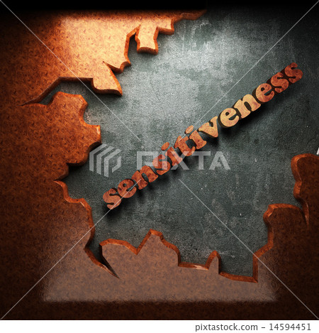 sensitiveness vector word of wood 14594451