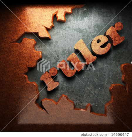 ruler vector word of wood 14600447