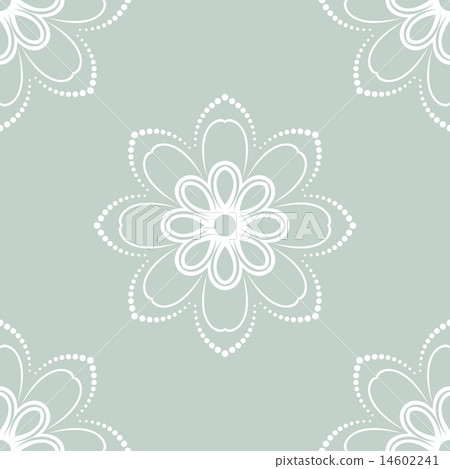 Floral Seamless Vector Pattern. Orient Abstract Background 14602241