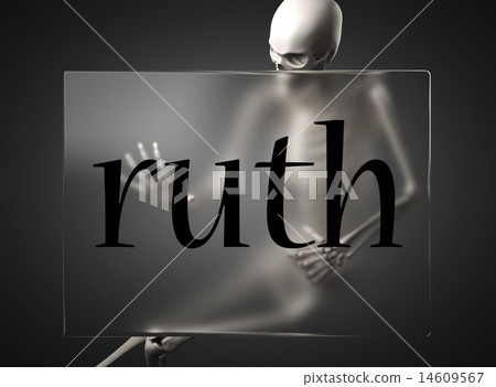 ruth word on glass and skeleton ruth word on glass and skeleton 14609567