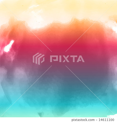 Vector water color cloud. Vector water color cloud. 14611100