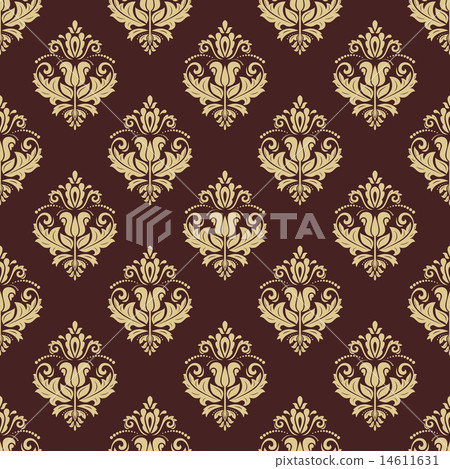 Floral Seamless Vector Pattern. Orient Abstract Background 14611631