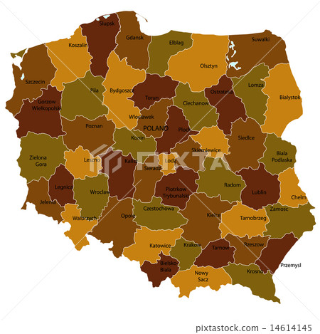 Poland Map country Poland Map country 14614145