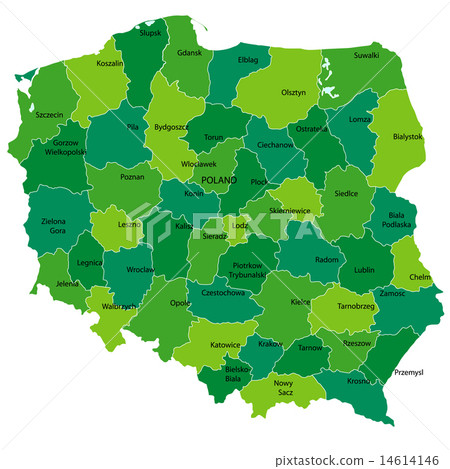 Poland Map country 14614146