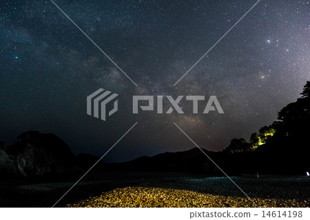 Jodogahama and the Milky Way 14614198