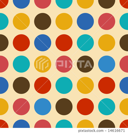 Vintage background seamless pattern with circles Vintage background seamless pattern with circles 14616671