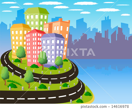 Colorful city Colorful city 14616978