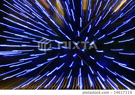 Light pattern of blue light strips 14617119