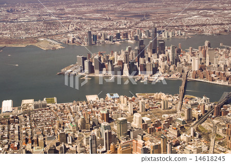 New York, view from the plane New York, view from the plane 14618245