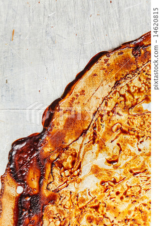 dirty oven baking tray 14620815