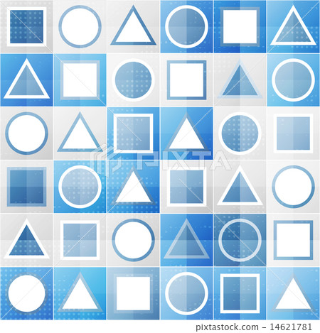 abstract blue game sign seamless pattern 14621781